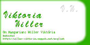 viktoria willer business card